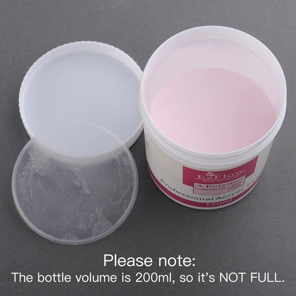 Nagellack Nail Art AcrylPulver weiß/rosa/klar 120g AcrylPuder Acryl