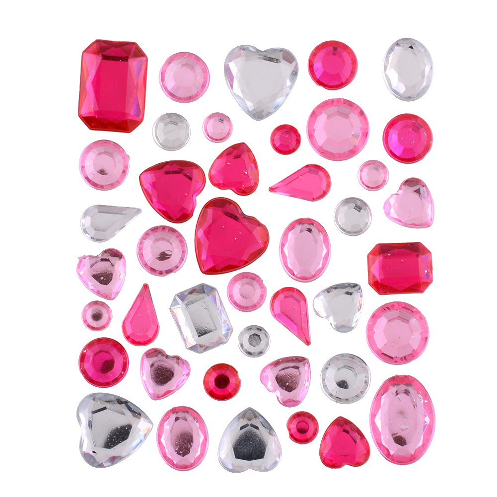 DIY Shiny Pretty SelfAdhesive Rhinestones & Pearls Stick On Sticker