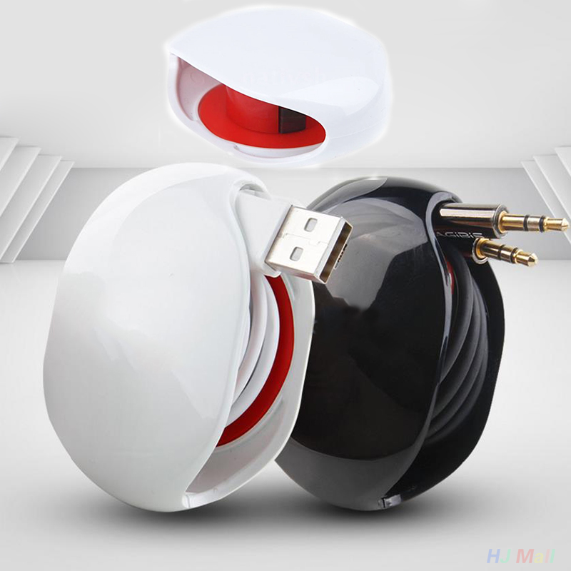 Automatic Headphone Earphone USB Cable Cord Wire Line Organizer Winder