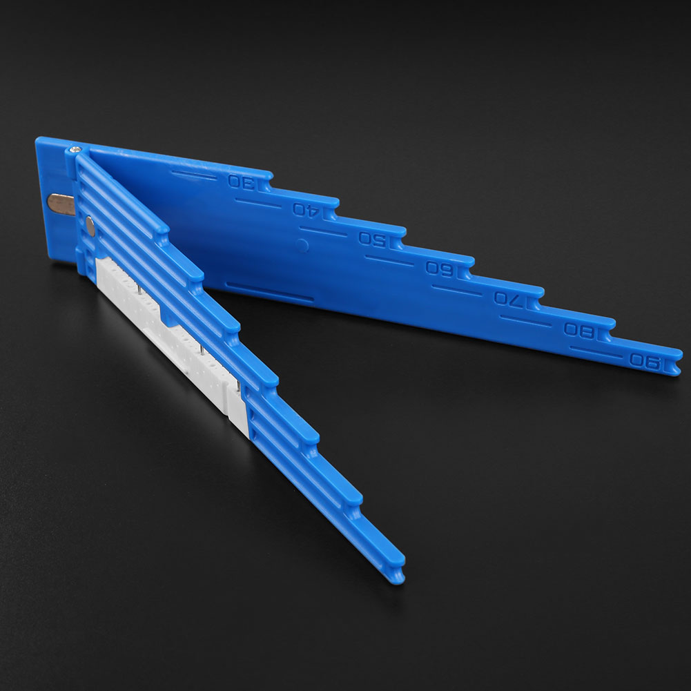 Folding Ruler Measure Plastic Board Fish Cut Rod Fishing Line Measuring