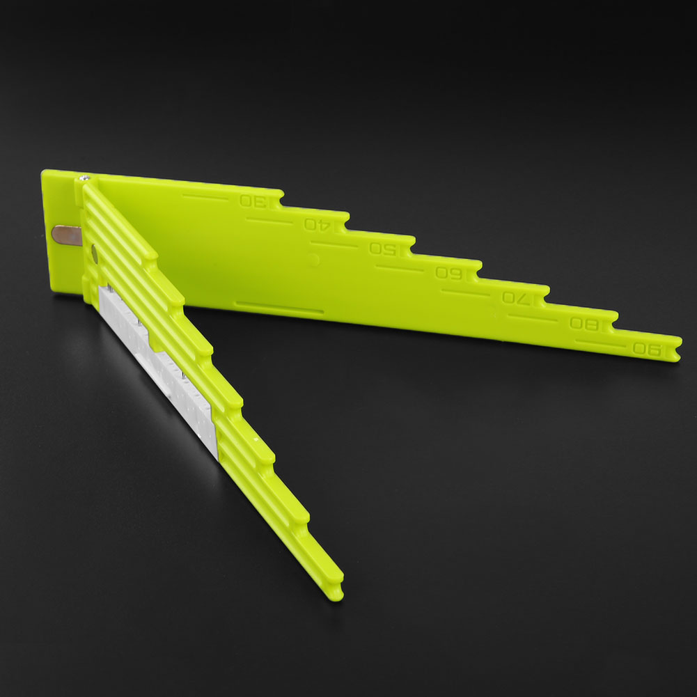 Folding Ruler Measure Plastic Board Fish Cut Rod Fishing Line Measuring